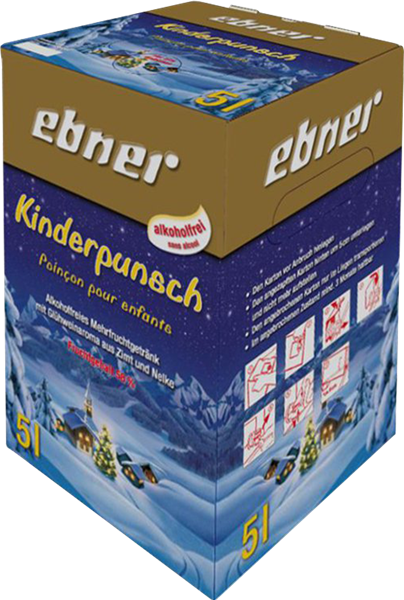 Ebner Kinderpunsch - Alkoholfreies Mehrfruchtgetränk Bag-in-Box