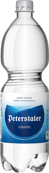 Peterstaler Mineralwasser Classic PET 1,0 Liter