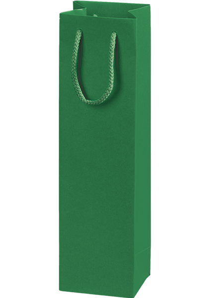 Flaschentüte mit Streifendesign grün